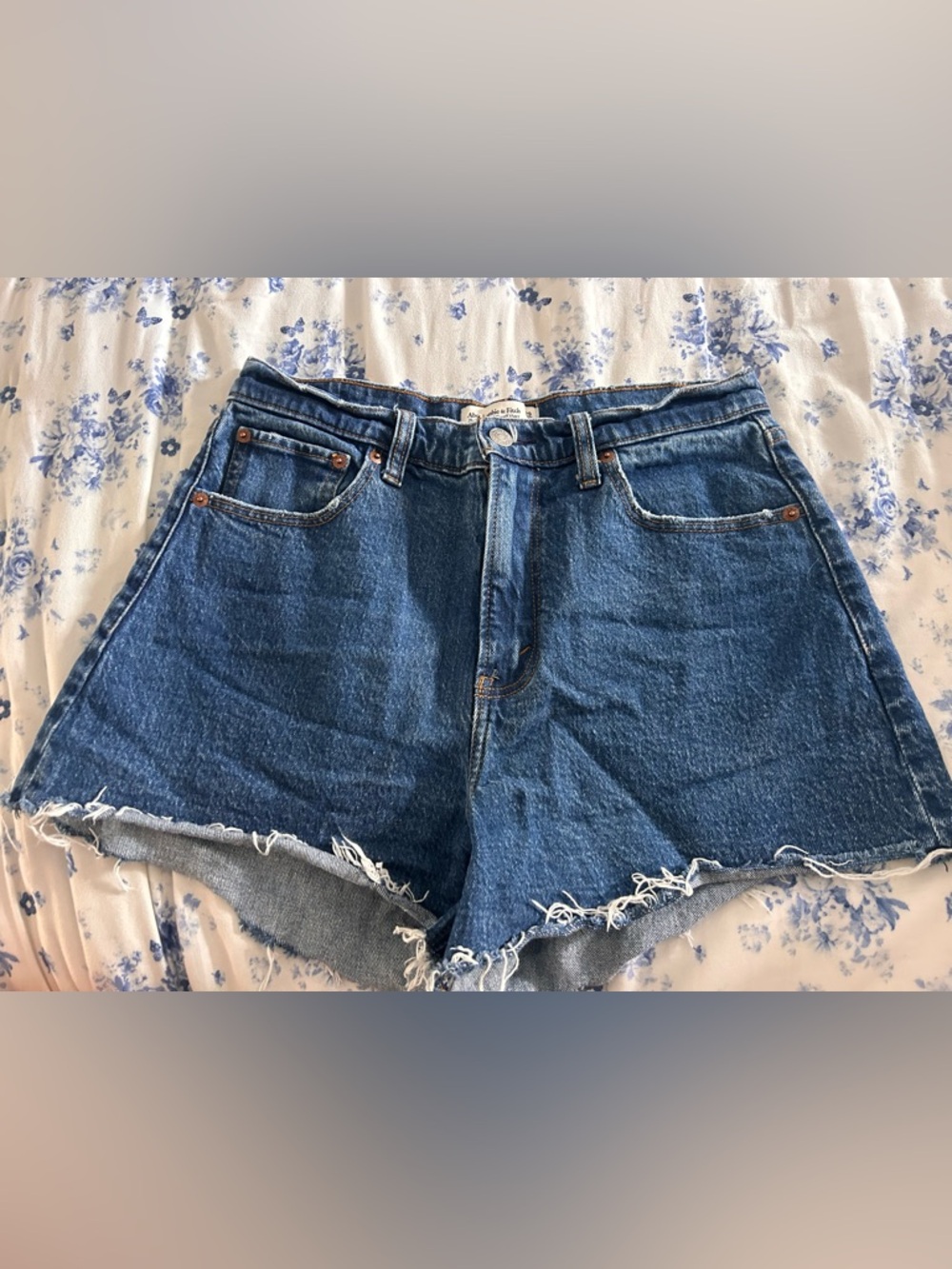 Abercrombie & Fitch The ‘90s Relaxed Cutoff Short High Rise sz 29/8